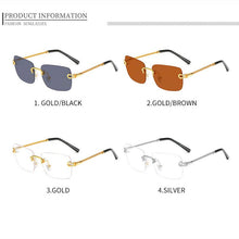 Load image into Gallery viewer, Emosnia 2023 Oversized Square Sunglasses Men Women Metal   Brand Sun Glasses Retro Classic Eyeglasses