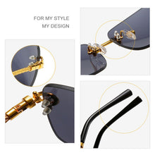 Load image into Gallery viewer, Emosnia 2023 Oversized Square Sunglasses Men Women Metal   Brand Sun Glasses Retro Classic Eyeglasses