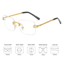 Load image into Gallery viewer, Emosnia 2023 Oversized Square Sunglasses Men Women Metal   Brand Sun Glasses Retro Classic Eyeglasses