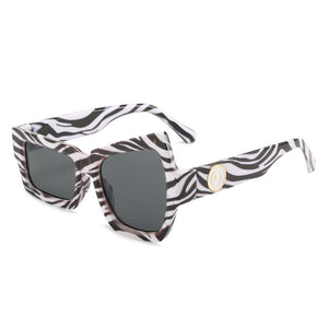 Emosnia 2023 Irregular Sunglasses Men Retro Oversized Leopard Plastic Frame Women Sun Glasses Party Funny Eyewear UV400
