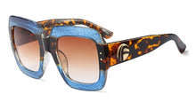 Carica l&#39;immagine nel visualizzatore di Gallery, Emosnia Occhiali da sole quadrati Goggle UV400 Donna Donna Trend Nero Grigio sfumato 2023 Occhiali da vista Oculos da esterno 