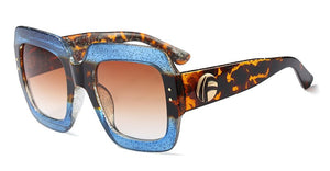 Emosnia Occhiali da sole quadrati Goggle UV400 Donna Donna Trend Nero Grigio sfumato 2023 Occhiali da vista Oculos da esterno 