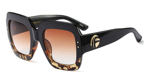 Emosnia Occhiali da sole quadrati Goggle UV400 Donna Donna Trend Nero Grigio sfumato 2023 Occhiali da vista Oculos da esterno 