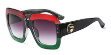 Carica l&#39;immagine nel visualizzatore di Gallery, Emosnia Occhiali da sole quadrati Goggle UV400 Donna Donna Trend Nero Grigio sfumato 2023 Occhiali da vista Oculos da esterno 