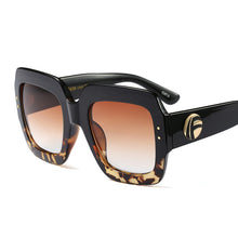 Carica l&#39;immagine nel visualizzatore di Gallery, Emosnia Occhiali da sole quadrati Goggle UV400 Donna Donna Trend Nero Grigio sfumato 2023 Occhiali da vista Oculos da esterno 