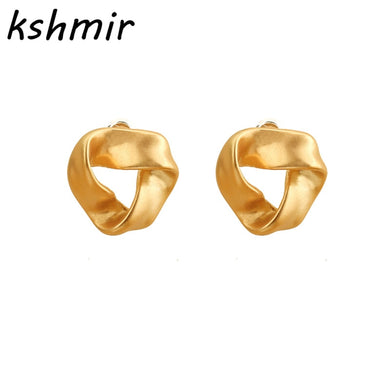 Environmental protection decoration value simplicity temperament joker ms alloy stud earrings Fashion girl stud earrings