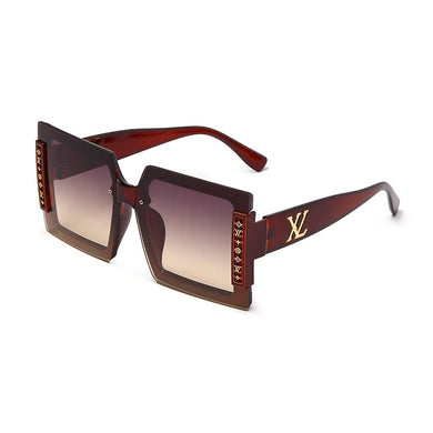 Erilles  Square Oversized Sunglasses Women Men Sun Glasses Brand Designer Multicolor Eyeglass Oculos De Sol Feminino