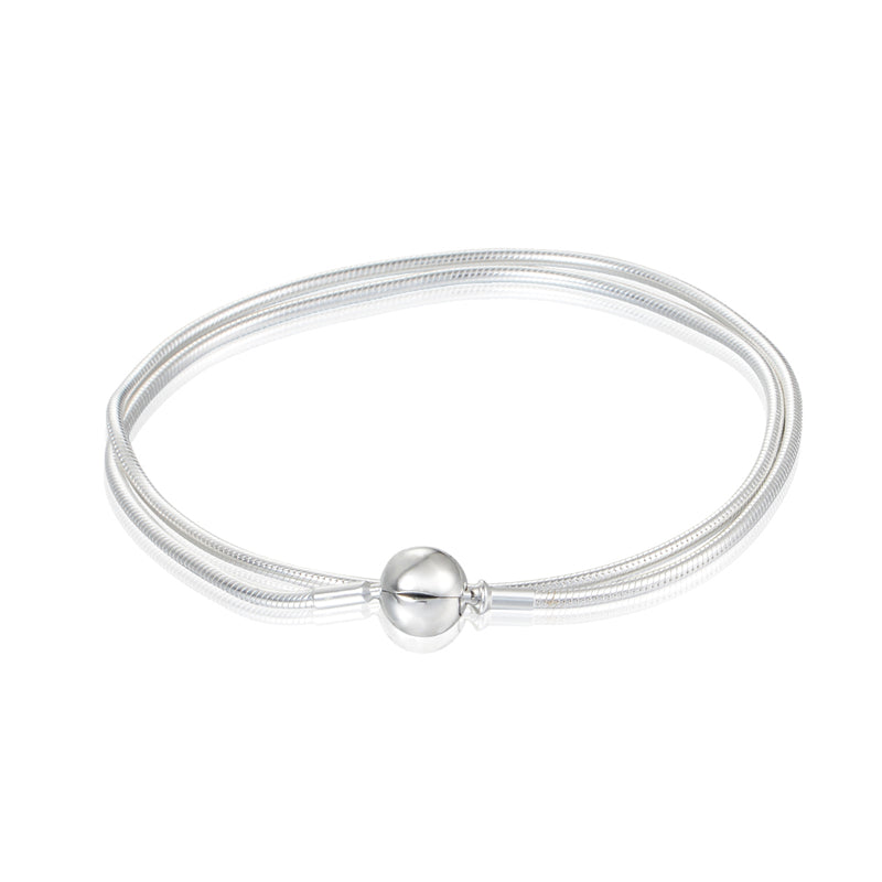 Collana Essence Catena del serpente Lunghezza 45CM Collana di gioielli in argento sterling 925 per le donne Moda Gioielli fai da te Stile europeo di marca 