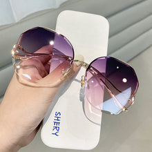 Load image into Gallery viewer, Ettatend  Brand Designer Rimless Sunglasses Women Frameless Gradient Trimmed Lens Sun Glasses Lentes De Sol Mujer