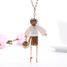 Load image into Gallery viewer, Europe And The United States 2018 New Doll Pendant Necklace Women Long Chain Fashion Statement Jewelry collier femme