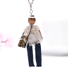 Load image into Gallery viewer, Europe And The United States 2018 New Doll Pendant Necklace Women Long Chain Fashion Statement Jewelry collier femme