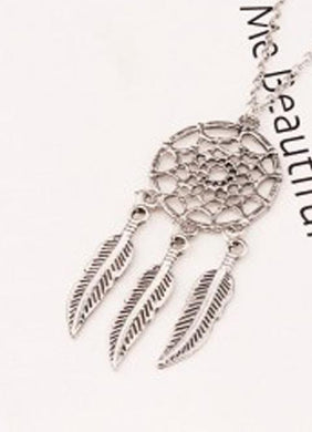 Europe And The United States New Fashion Accessories Jewelry Dream Catcher Leather Pendant Necklace Gift For Women Necklace