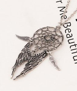 Europe And The United States New Fashion Accessories Jewelry Dream Catcher Leather Pendant Necklace Gift For Women Necklace