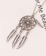 Carica l&#39;immagine nel visualizzatore di Gallery, Europe And The United States New Fashion Accessories Jewelry Dream Catcher Leather Pendant Necklace Gift For Women Necklace
