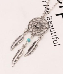 Europe And The United States New Fashion Accessories Jewelry Dream Catcher Leather Pendant Necklace Gift For Women Necklace
