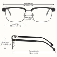 Load image into Gallery viewer, Europe High end Italy Acetate Optical Eyeglasses Frame Retro Optical Prescription Glasses Frame Men Myopia Clear Eyewear Frame