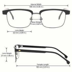 Europe High end Italy Acetate Optical Eyeglasses Frame Retro Optical Prescription Glasses Frame Men Myopia Clear Eyewear Frame
