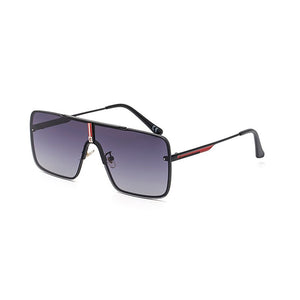 European And American Metal Large Square Body Sunglasses Men's Classic Retro Sunglasses Personalized Driving Glasses