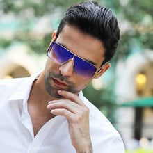 Load image into Gallery viewer, European And American Metal Large Square Body Sunglasses Men&#39;s Classic Retro Sunglasses Personalized Driving Glasses