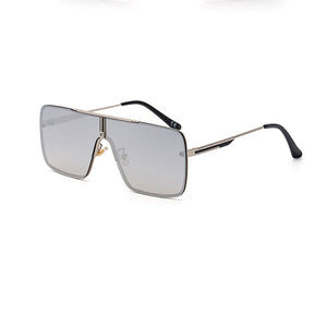 European And American Metal Large Square Body Sunglasses Men's Classic Retro Sunglasses Personalized Driving Glasses