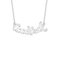 Carica l&#39;immagine nel visualizzatore di Gallery, Collana di marca popolare europea e americana con lettera Baby Rose, paragrafo breve in lega, fabbrica diretta 