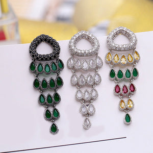 European Fashion Creative Personality Design Charm Women Party Drop Earrings Beautiful Handmade Jewelry Gift