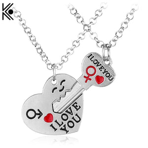 European Style Cupid I LOVE U Brand jewelry Pendant For Lover &wedding Power Necklaces Valentine's D girl nice gifts