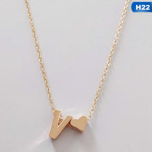 Load image into Gallery viewer, European Style Fashion 26 Letters Love Heart Pendant Necklace For Women Chain Choker Necklace Lover&#39;s Jewelry Gift