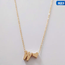 Load image into Gallery viewer, European Style Fashion 26 Letters Love Heart Pendant Necklace For Women Chain Choker Necklace Lover&#39;s Jewelry Gift