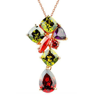 European and American Fashion Jewelry Mona Lisa Zircon Necklace Women's Clavicle Crystal from Swarovski
