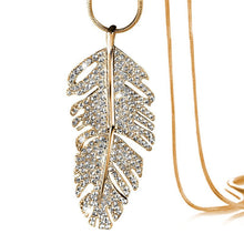 Load image into Gallery viewer, European and American New fashion Golden Hollow Geometric Big Crystal Stone Pendant Necklace Fine Jewelry for women personality