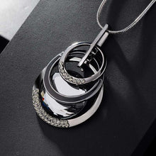 Load image into Gallery viewer, European and American New fashion Golden Hollow Geometric Big Crystal Stone Pendant Necklace Fine Jewelry for women personality