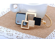 Load image into Gallery viewer, European and American New fashion Golden Hollow Geometric Big Crystal Stone Pendant Necklace Fine Jewelry for women personality