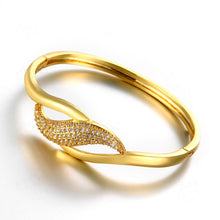 Carica l'immagine nel visualizzatore di Gallery, Bracciale in oro rosa 14 carati con zirconi bianchi in stile europeo e americano per le donne Accessori di alta gioielleria versione coreana alla moda calda 