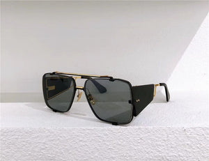 European and American sunglasses men and women square frame retro sunglasses big frame punk style sunglasses