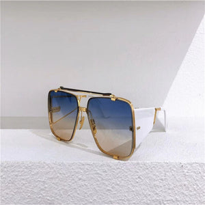European and American sunglasses men and women square frame retro sunglasses big frame punk style sunglasses
