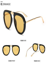 Load image into Gallery viewer, European and American sunglasses Korean street photography retro square big frame sunglasses