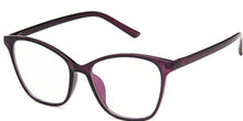 Load image into Gallery viewer, European and American cat-eye flat glasses classic large frame glasses frame  s1784