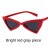 European and American personality sunglasses trend irregular triangle cat eye sunglasses