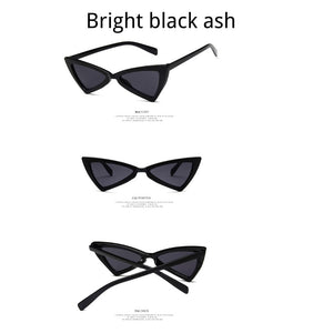 European and American personality sunglasses trend irregular triangle cat eye sunglasses