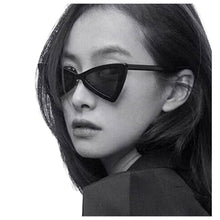 Load image into Gallery viewer, European and American personality sunglasses trend irregular triangle cat eye sunglasses