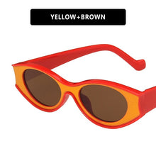 Load image into Gallery viewer, European and American oval sunglasses 2023 European and American catwalk trend personality sunglasses retro sunglasses