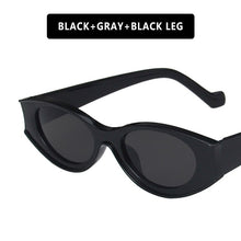 Load image into Gallery viewer, European and American oval sunglasses 2023 European and American catwalk trend personality sunglasses retro sunglasses