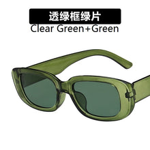 Load image into Gallery viewer, European and American small frame sunglasses simple square  sunglasses  punk street shoot  show glasses