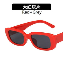 Load image into Gallery viewer, European and American small frame sunglasses simple square  sunglasses  punk street shoot  show glasses