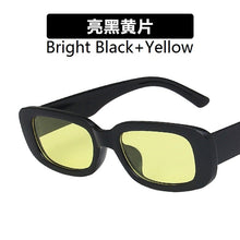 Load image into Gallery viewer, European and American small frame sunglasses simple square  sunglasses  punk street shoot  show glasses
