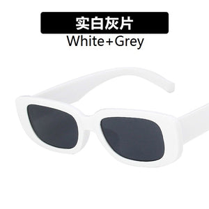 European and American small frame sunglasses simple square  sunglasses  punk street shoot  show glasses