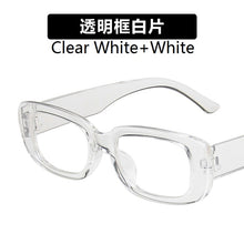 Load image into Gallery viewer, European and American small frame sunglasses simple square  sunglasses  punk street shoot  show glasses