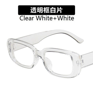 European and American small frame sunglasses simple square  sunglasses  punk street shoot  show glasses
