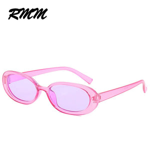 European uisex oval cow color RETRO SUNGLASSES small frame INS style personality hot-selling Sunglasses
